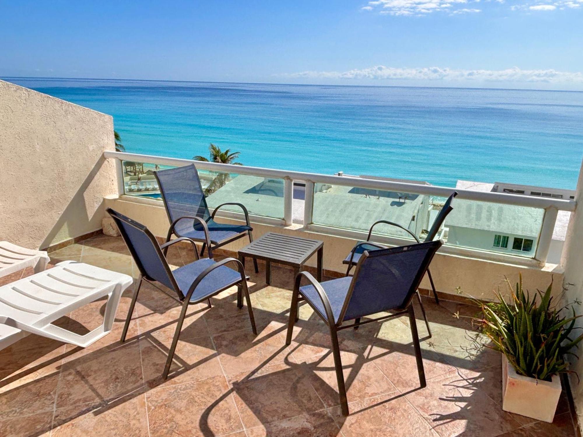 Penthouse Spectacular Ocean View Terrace Brisas Cancun Hotel Zone Exteriér fotografie
